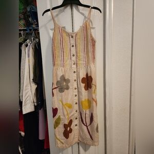 LinenbyMN handpainted dress